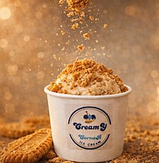 Lotus Biscoff Nitrogen Scoop
